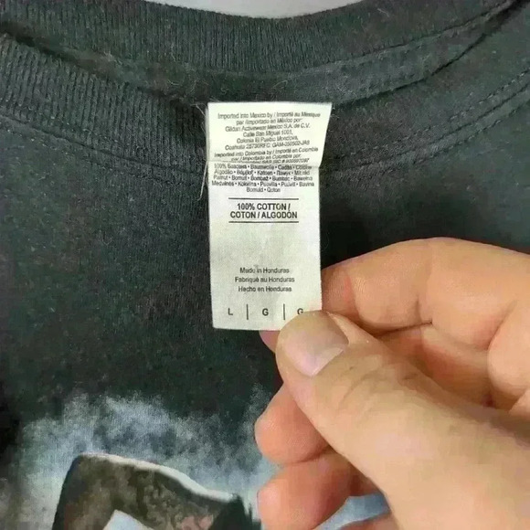 Keith Urban T-Shirt Mens  Large 2018 GraffitiU World Tour Double Sided Black - Picture 3 of 5